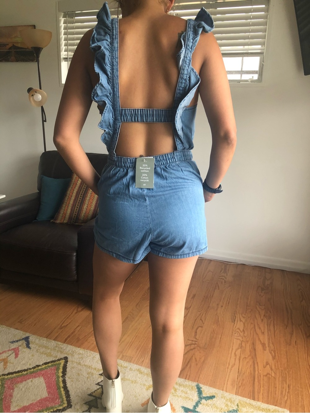 Denim Romper